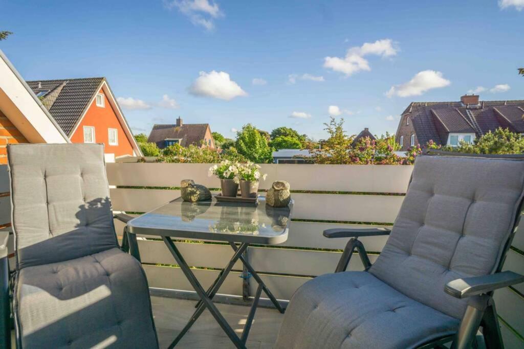Maritim Und Individuell In Wenningstedt Mit Balkon Leilighet Eksteriør bilde